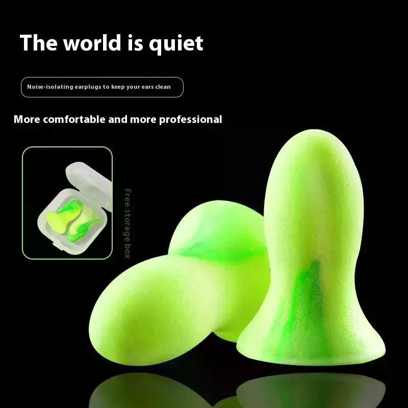 Reusable Foam Ear Plugs for Sleep & Noise Reduction | 1–5 Boxes Foam Ear Plugs QXL