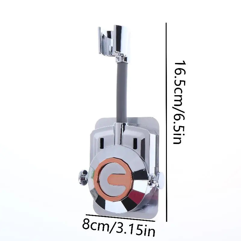 No-Drill Shower Head Holder | Universal Wall Mount Bracket Shower Head Holder QXL