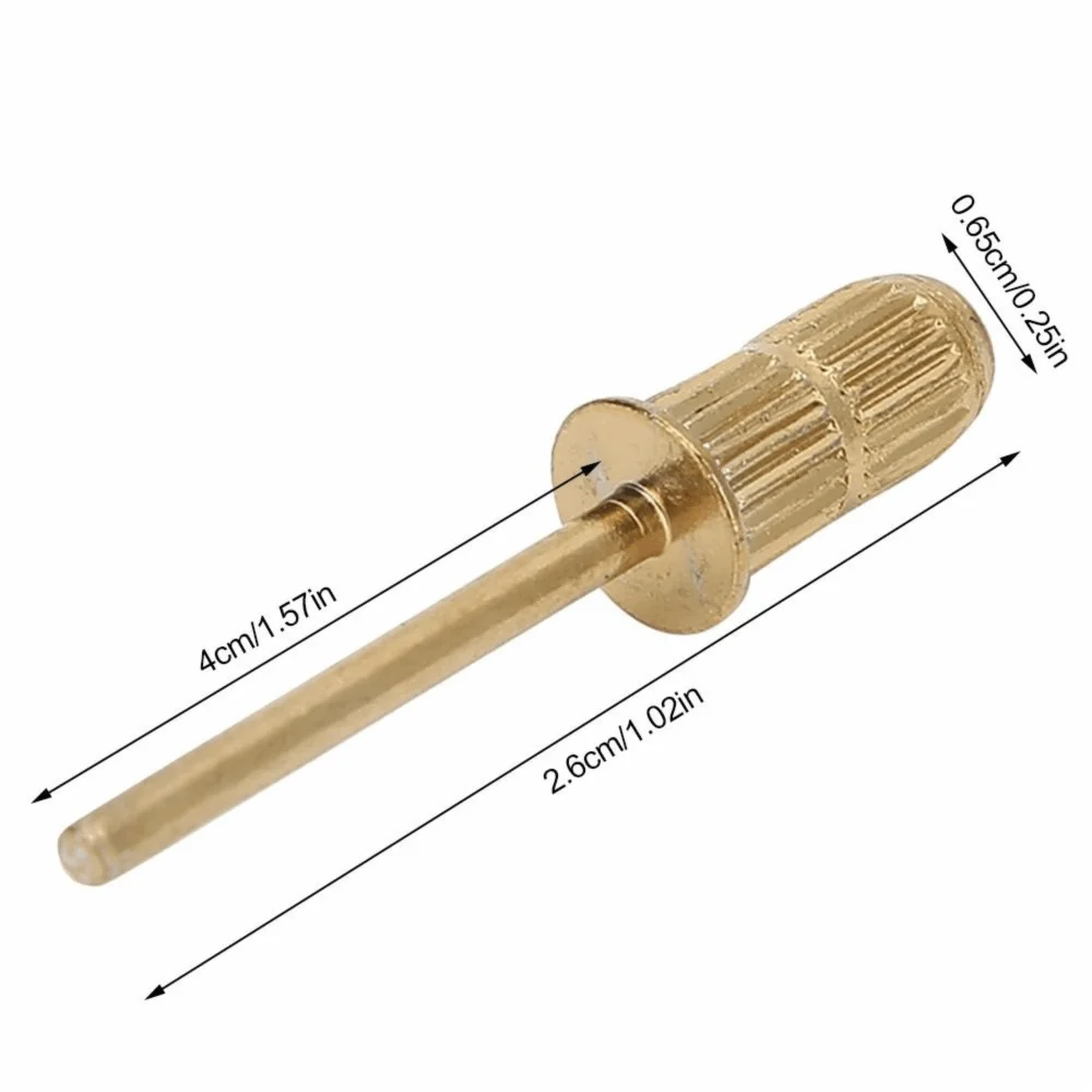 10-Pack 2.35mm Nail Sanding Band Mandrels – Stainless Steel Nail Drill Mandrel QXL