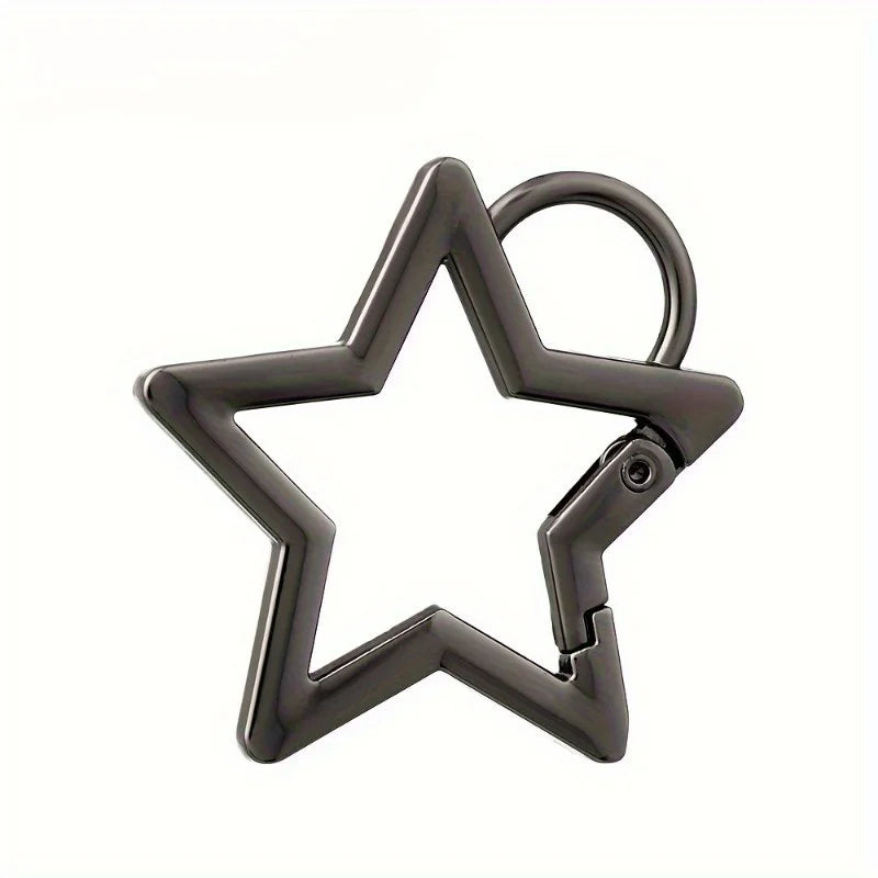 2-Pack Star-Shaped Plated Spring Snap Hooks | Bag & Hiking Spring Snap Hook QXL