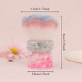 Soft Wool Fiber Makeup Brush – Powder, Blush & Dust Makeup Powder Brush QXL Gradient color
