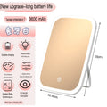 Adjustable LED Desktop Makeup Mirror | Foldable Vanity LED Makeup Mirror QXL white China Mainland