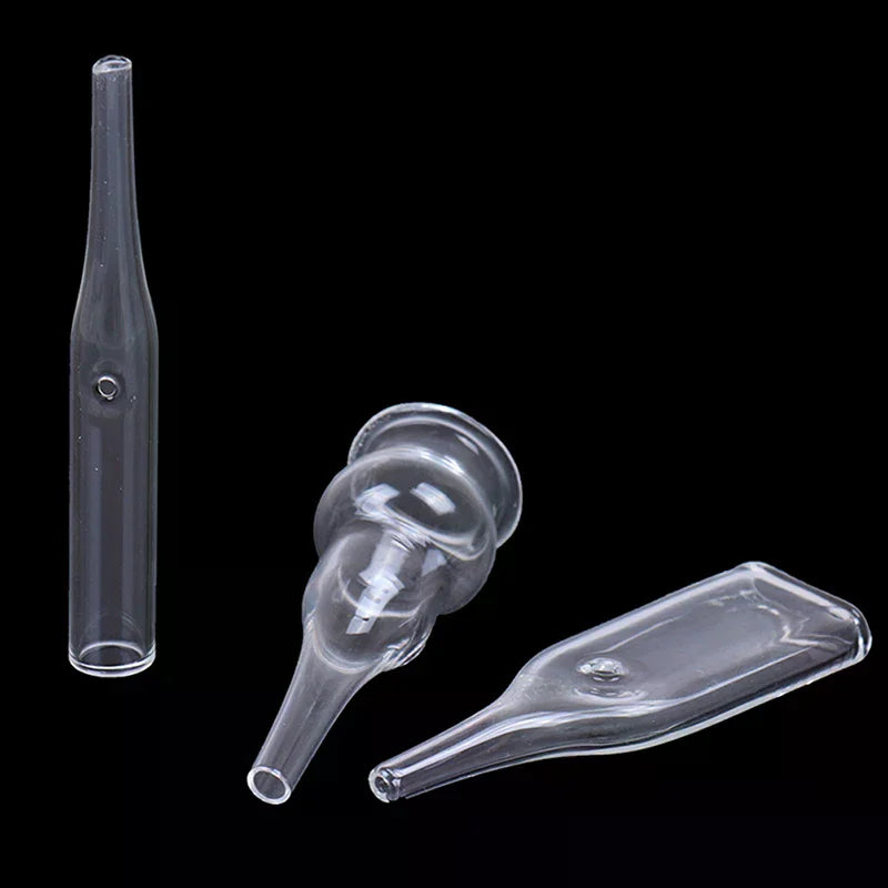 3-Pack Glass Suction Tubes for Blackhead Vacuum Extractor Blackhead Extractor Tubes QXL