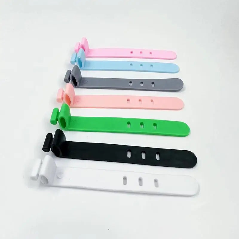 10-Pack Silicone Cable Organizer Bobbin Winders | Wire Management Cable Organizer Winder QXL