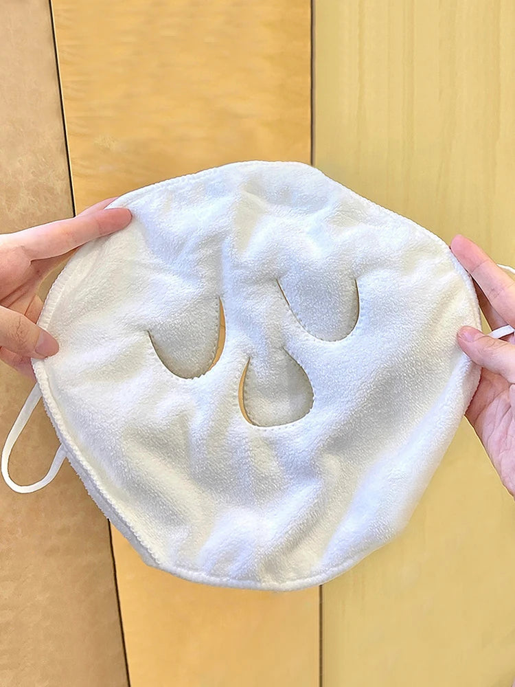 Hot & Cold Steam Compress Face Towel | Soft Skin-Friendly Facial Compress Towel QXL