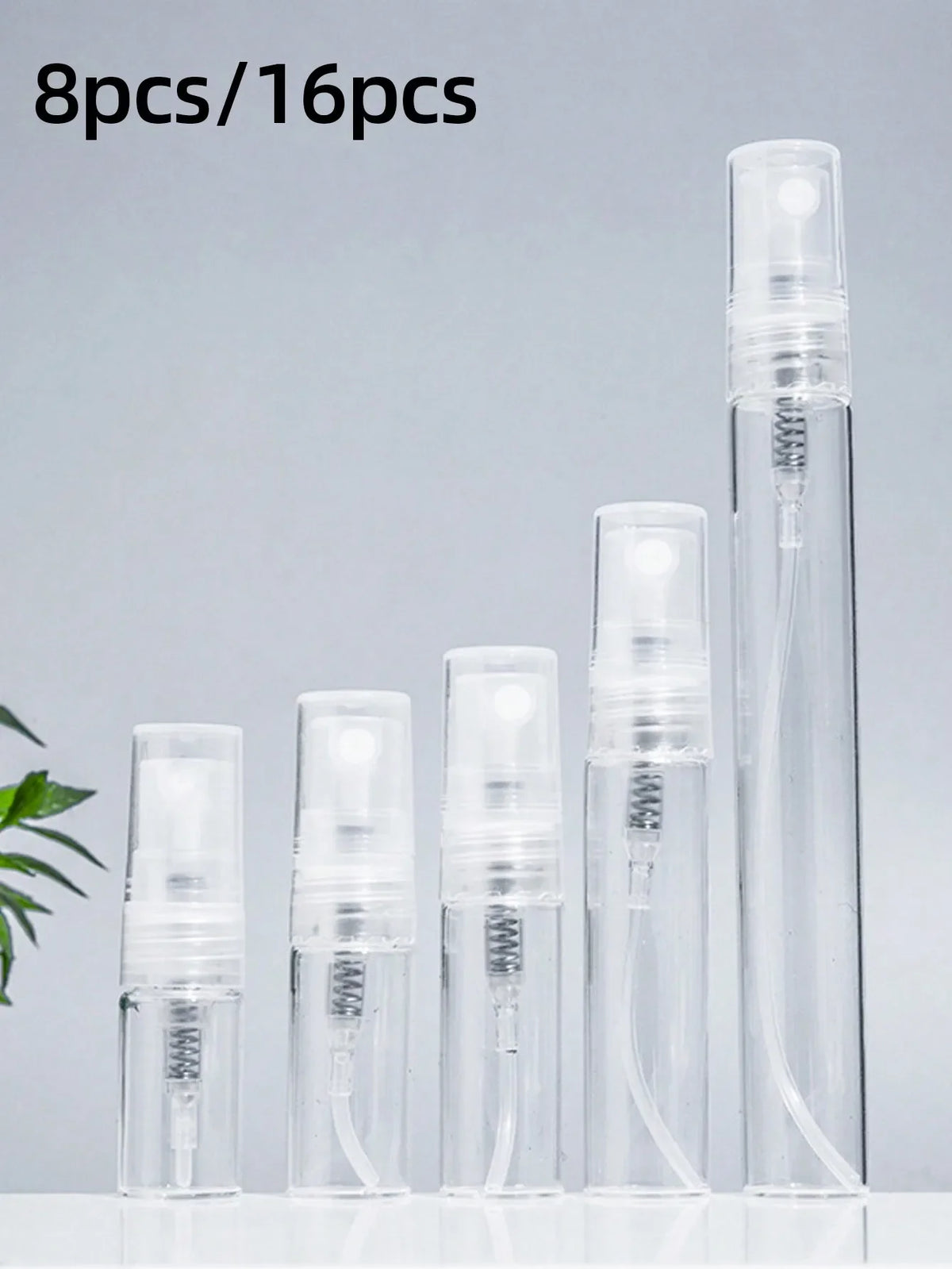 Mini Glass Perfume Spray Bottles 2–10ml | Travel Set 8/16pc Perfume Spray Bottle QXL 16pcs 10ml Glass