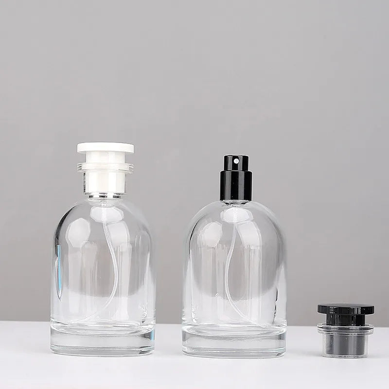 100ml Refillable Perfume Spray Bottle | Empty Press Atomizer Perfume Atomizer Bottle QXL WHITE 100ml Glass