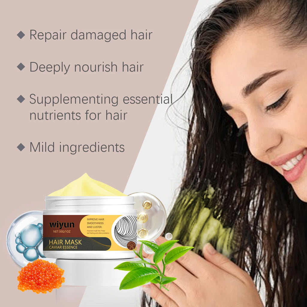 WIYUN Collagen Keratin Hair Mask – Deep Hydrating Treatment Hair Treatment Mask QXL