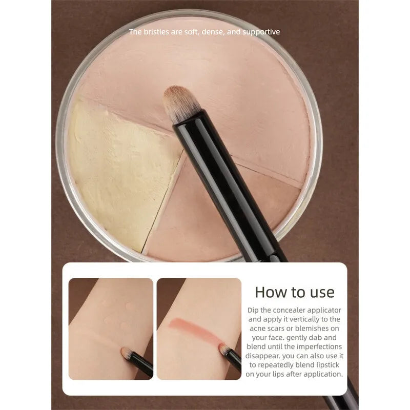 Moji M222 Bullet Concealer Brush | Lip, Eye & Blending Concealer Makeup Brush QXL