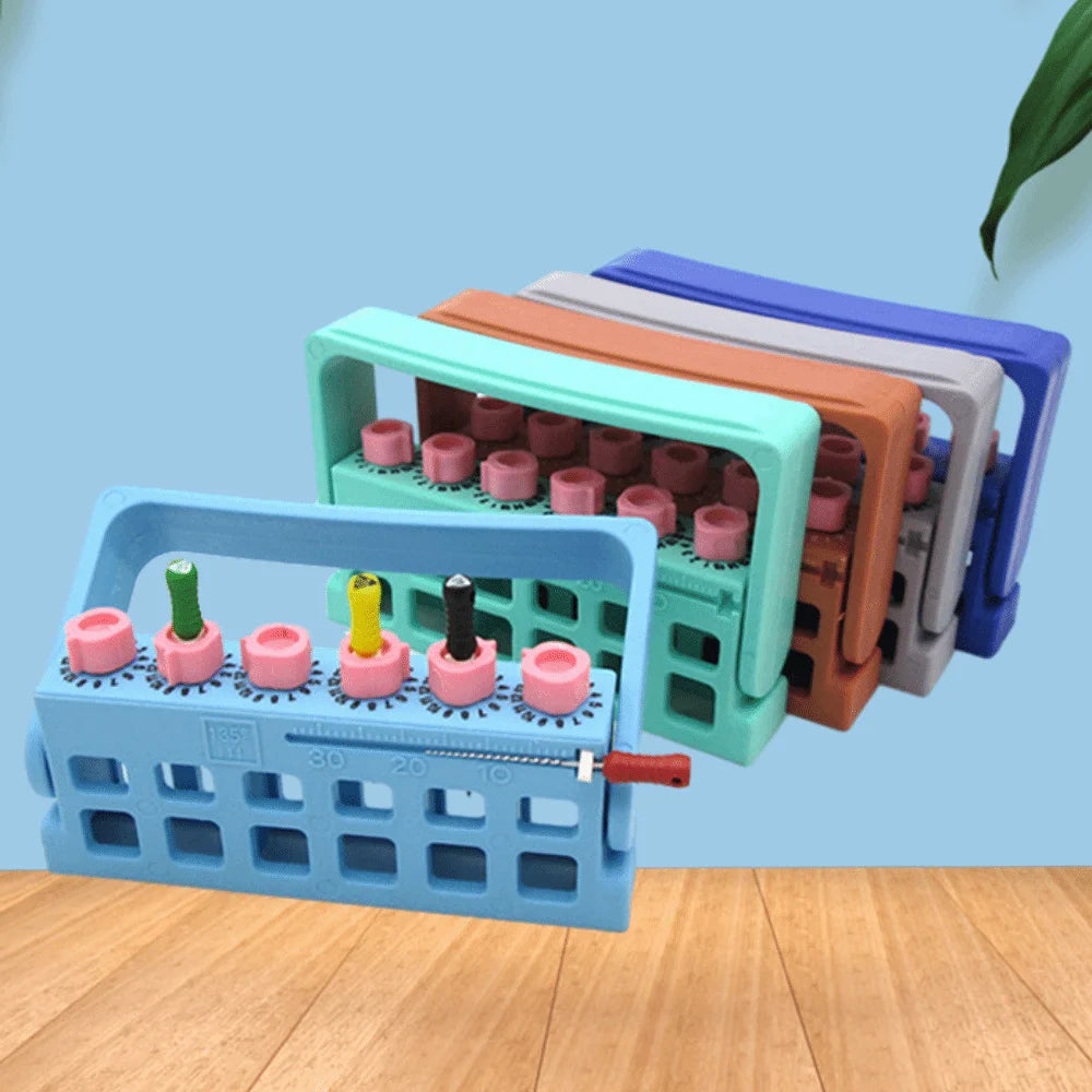 6-Hole Endo File Counter Rack | Autoclavable Dental Organizer Dental File Organizer QXL