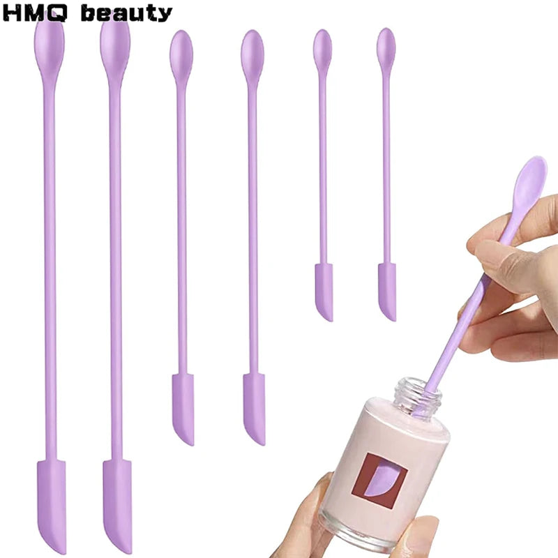 3-Piece Silicone Spatula Set | Double-Head Makeup Scraper Makeup Spatula Set QXL