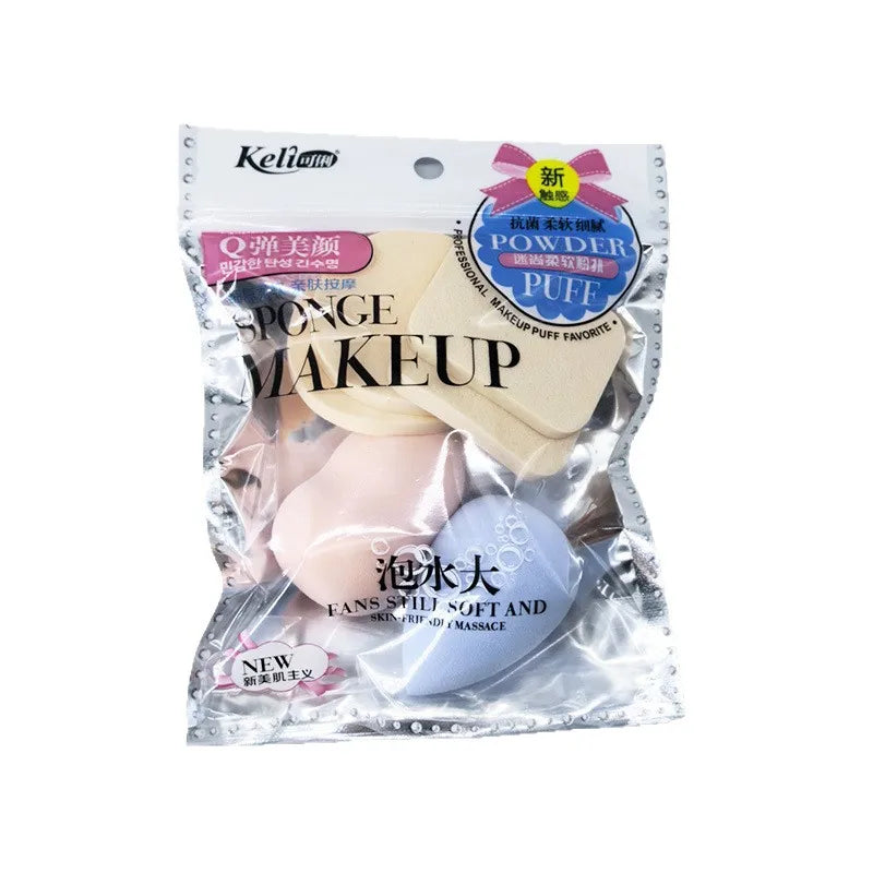 Irregular Makeup Sponge Set | Dry & Wet BB Cream Powder Puff Makeup Sponge Set QXL