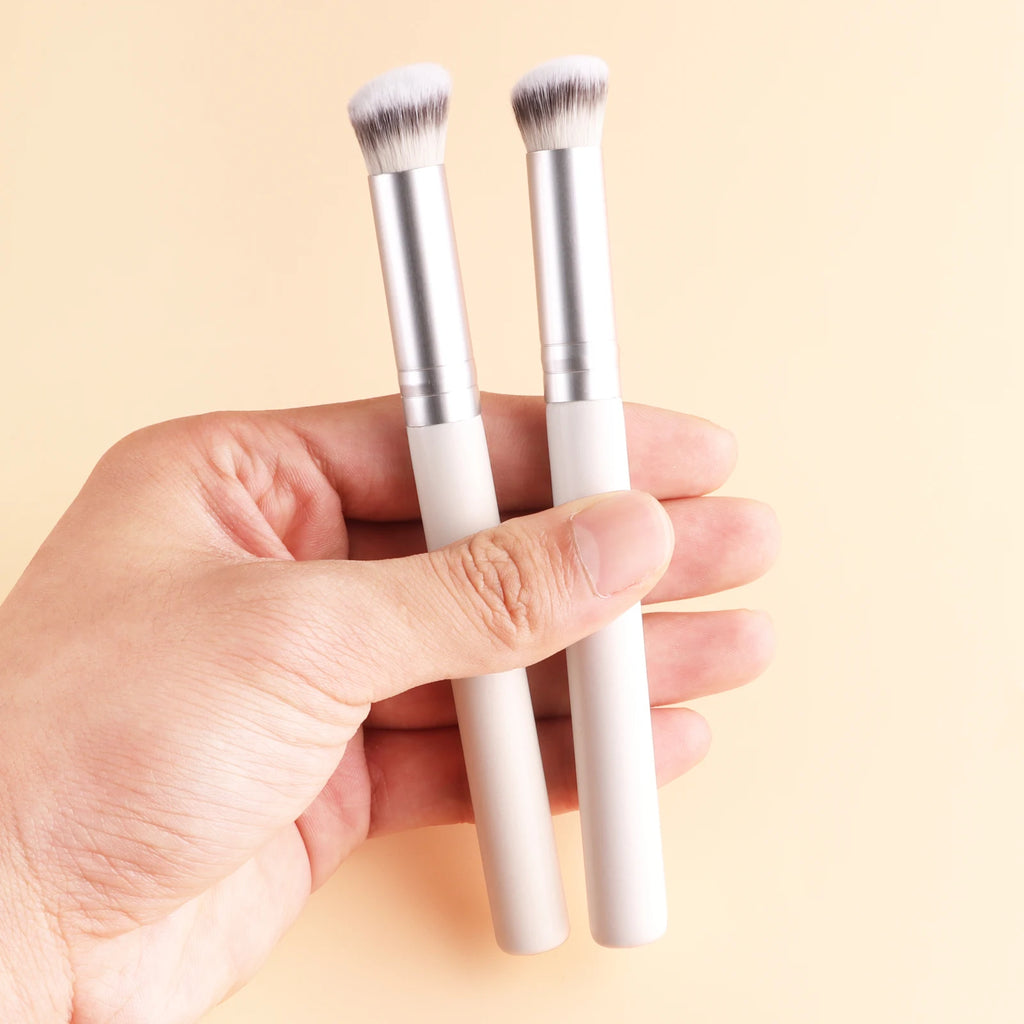 Ronshadow 2-Pack Concealer Blending Brush | Wood Handle Concealer Blending Brush QXL