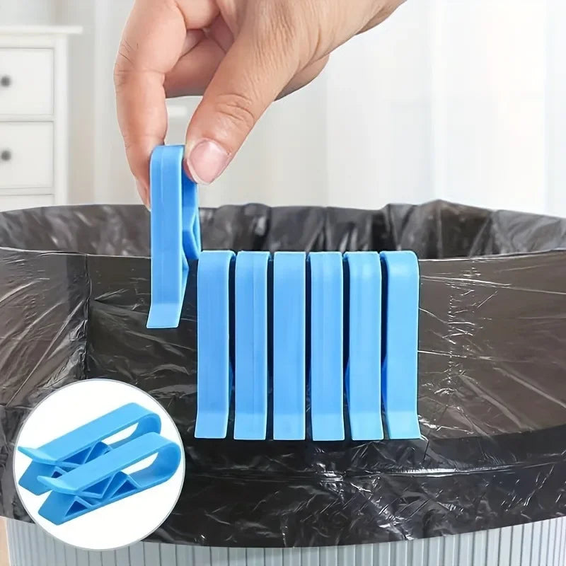 5-Pack Anti-Slip Garbage Bag Clips for Kitchen & Bathroom Trash Can Clips QXL