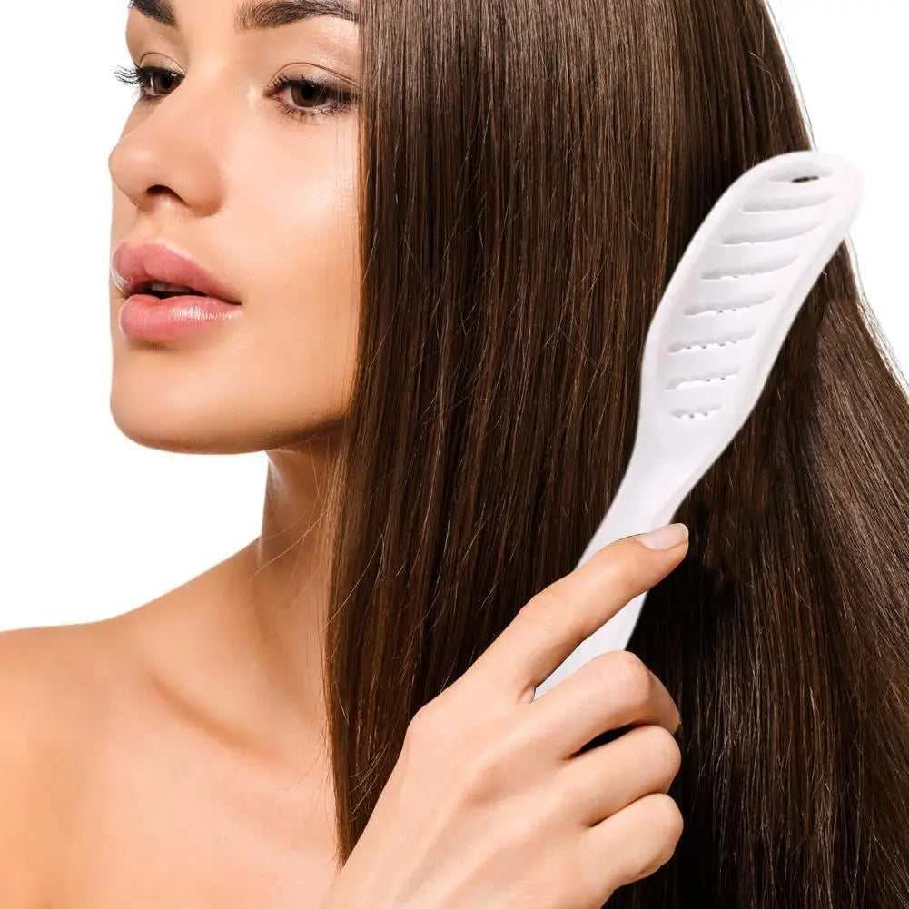 Curved Vent Detangling Hair Brush | Scalp Massage & Drying Detangling Hair Brush QXL