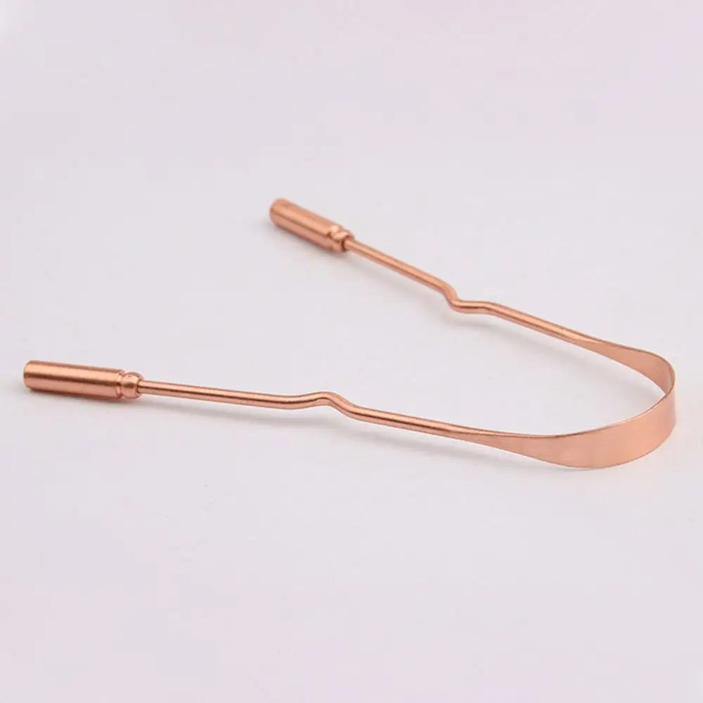 Pure Copper Tongue Scraper | Fresh Breath Oral Hygiene Tool Tongue Scraper QXL