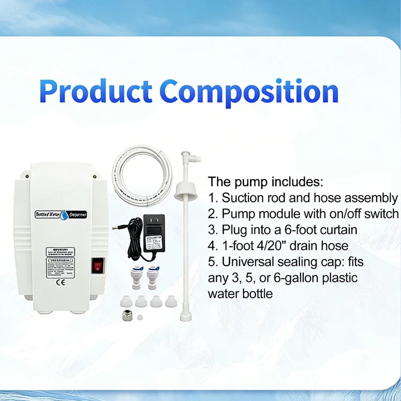 Electric Bottled Water Booster Pump | 40–60 PSI Auto Dispenser Water Booster Pump QXL