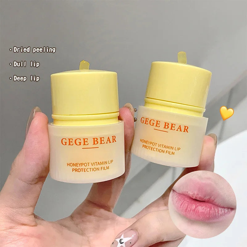 Gegebear Honey Pot Vitamin Lip Balm – Hydrating & Nourishing Vitamin Lip Balm QXL