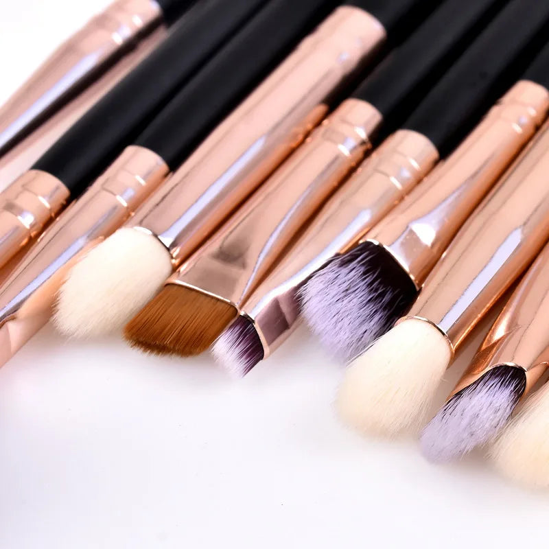 20-Piece Black Makeup Brush Set | Foundation & Eyeshadow Makeup Brush Set QXL
