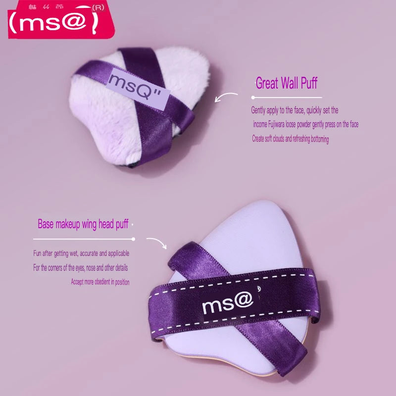 MSQ 8-Piece Purple Makeup Brush Set | Blush Concealer Eye Makeup Brush Set QXL