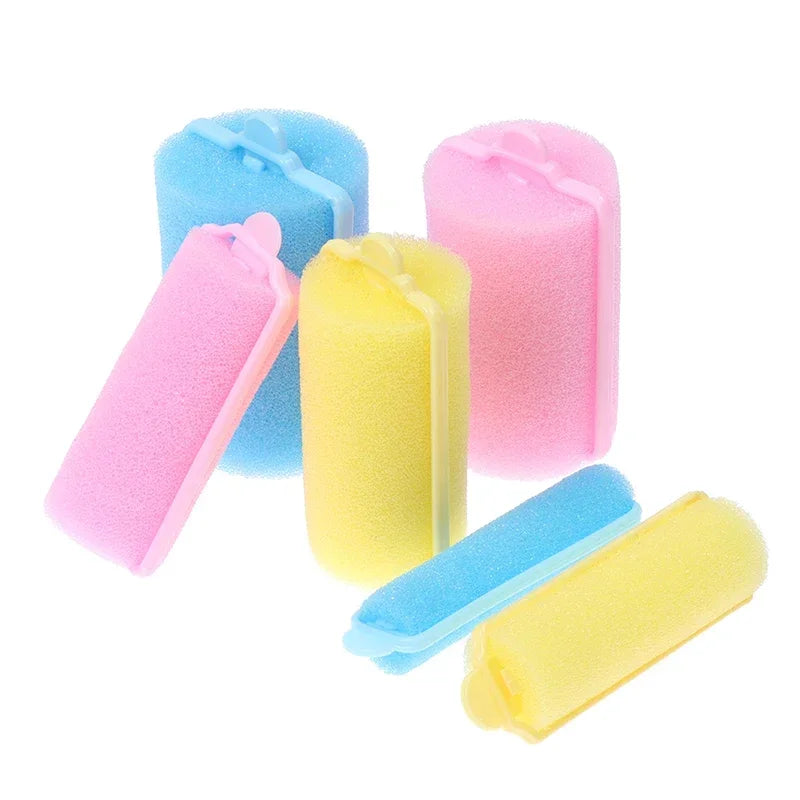 Foam Sponge Hair Curler Rollers | Heatless Curl Styling Set Hair Curler Rollers QXL