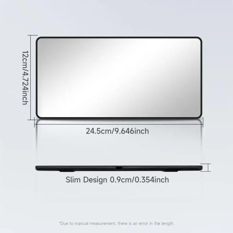 HD Car Sun Visor Vanity Mirror | Strap-On, No Tools Car Visor Mirror QXL
