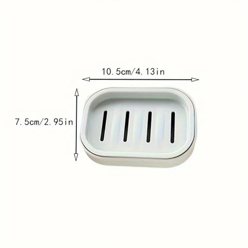 Draining Soap Dish | Decorative Bathroom Soap Holder Tray Soap Dish QXL