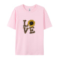 Women's 100% Cotton Butterfly Print T-Shirt | Casual Daily Top Graphic T-Shirt QXL 7 XL
