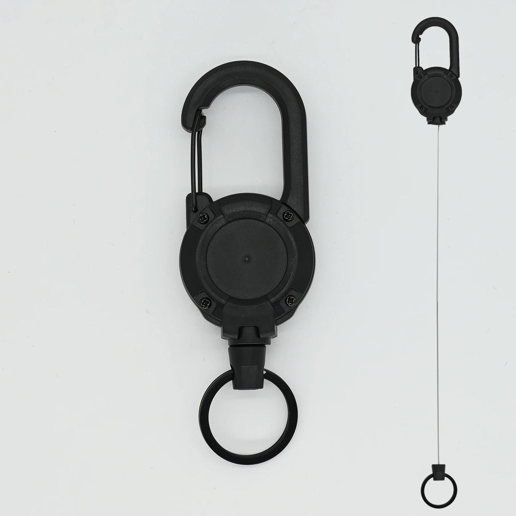 Retractable Keychain Keyring | Multifunctional Adjustable Cord Retractable Keychain QXL