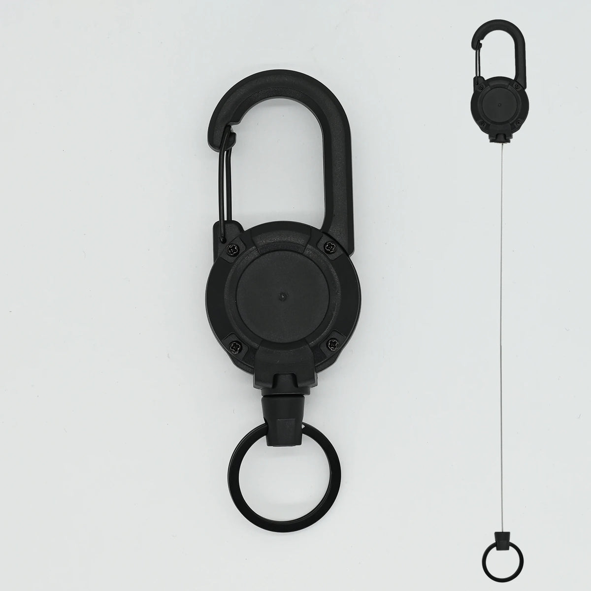Retractable Keychain Keyring | Multifunctional Adjustable Cord Retractable Keychain QXL