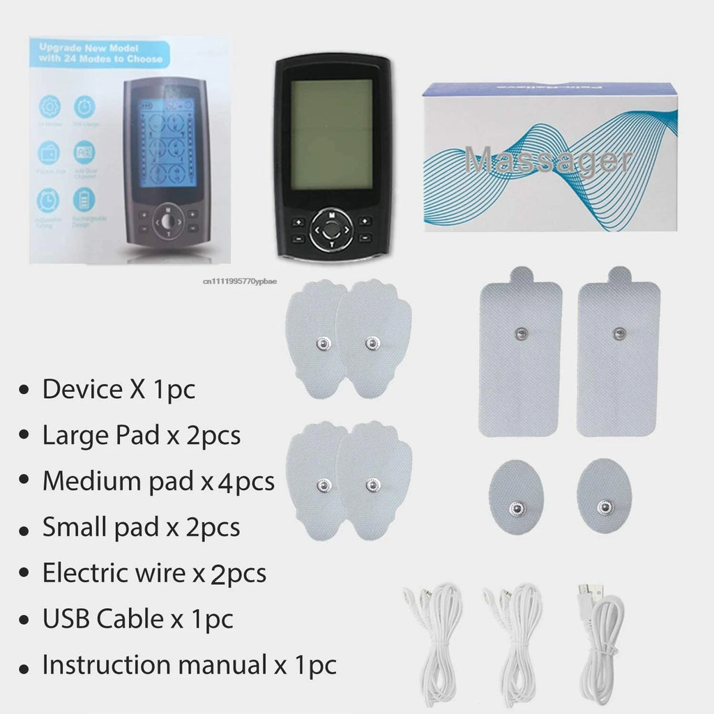 36-Mode TENS EMS Electric Body Massager | Dual Channel Electric Body Massager QXL