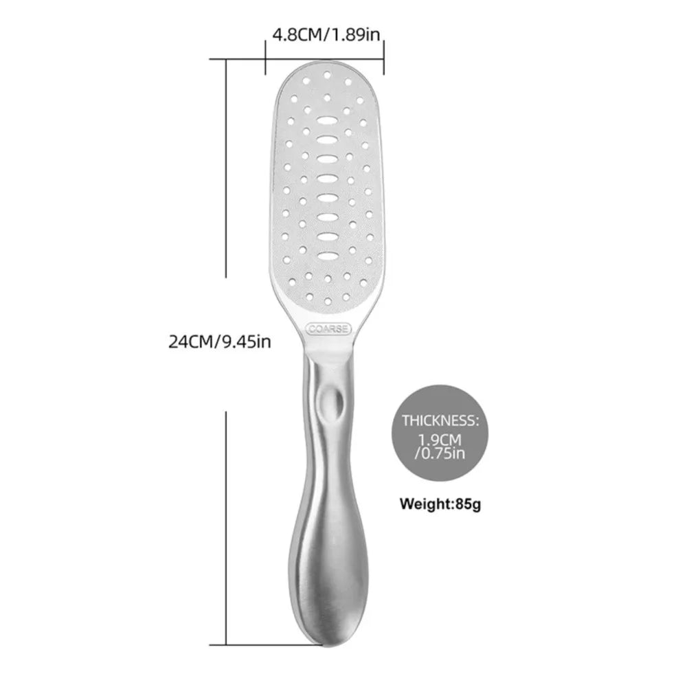 Dual-Sided Stainless Steel Foot File | Callus Remover Foot File Rasp QXL
