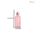 Glass Dropper Bottle 5–100ml | Rose Gold Lid Essential Oil Glass Dropper Bottle QXL 50ml