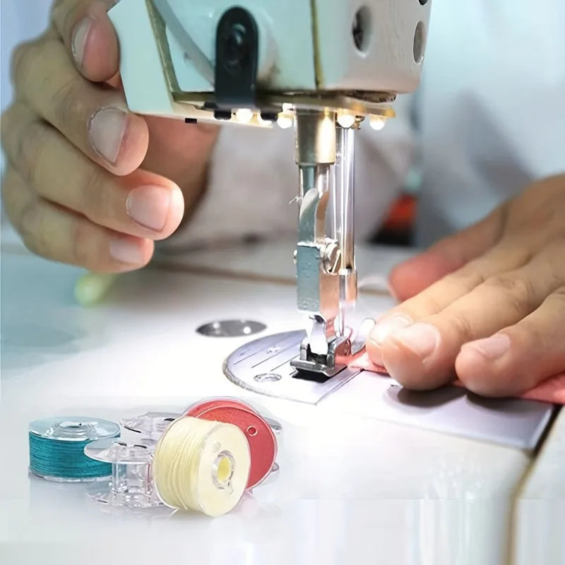 Transparent Plastic Bobbins for Sewing Machine | Clear Spools Sewing Machine Bobbin QXL