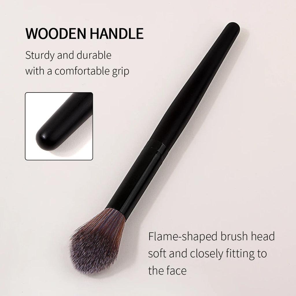 KOSSHOW Flame Makeup Brush – Blush & Blending Tool Makeup Brush QXL