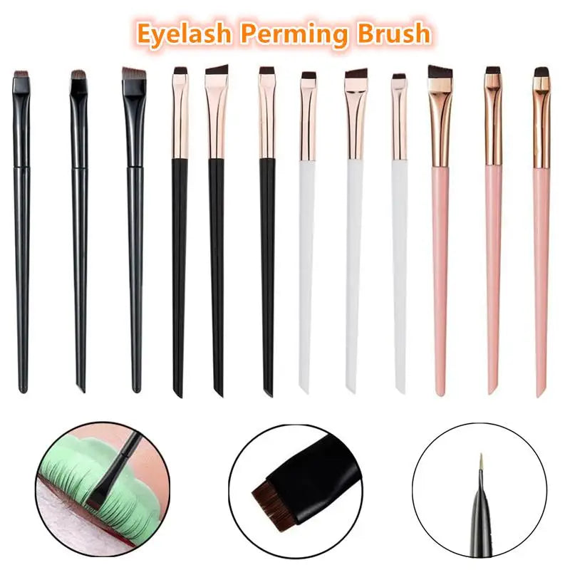 3-Pack Flat Head Lash Lift & Lamination Perm Brush Set Lash Lamination Brush QXL