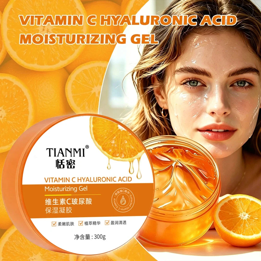 300G Vitamin C & Hyaluronic Acid Moisturizing Gel – Face & Body Moisturizing Gel QXL Default Title