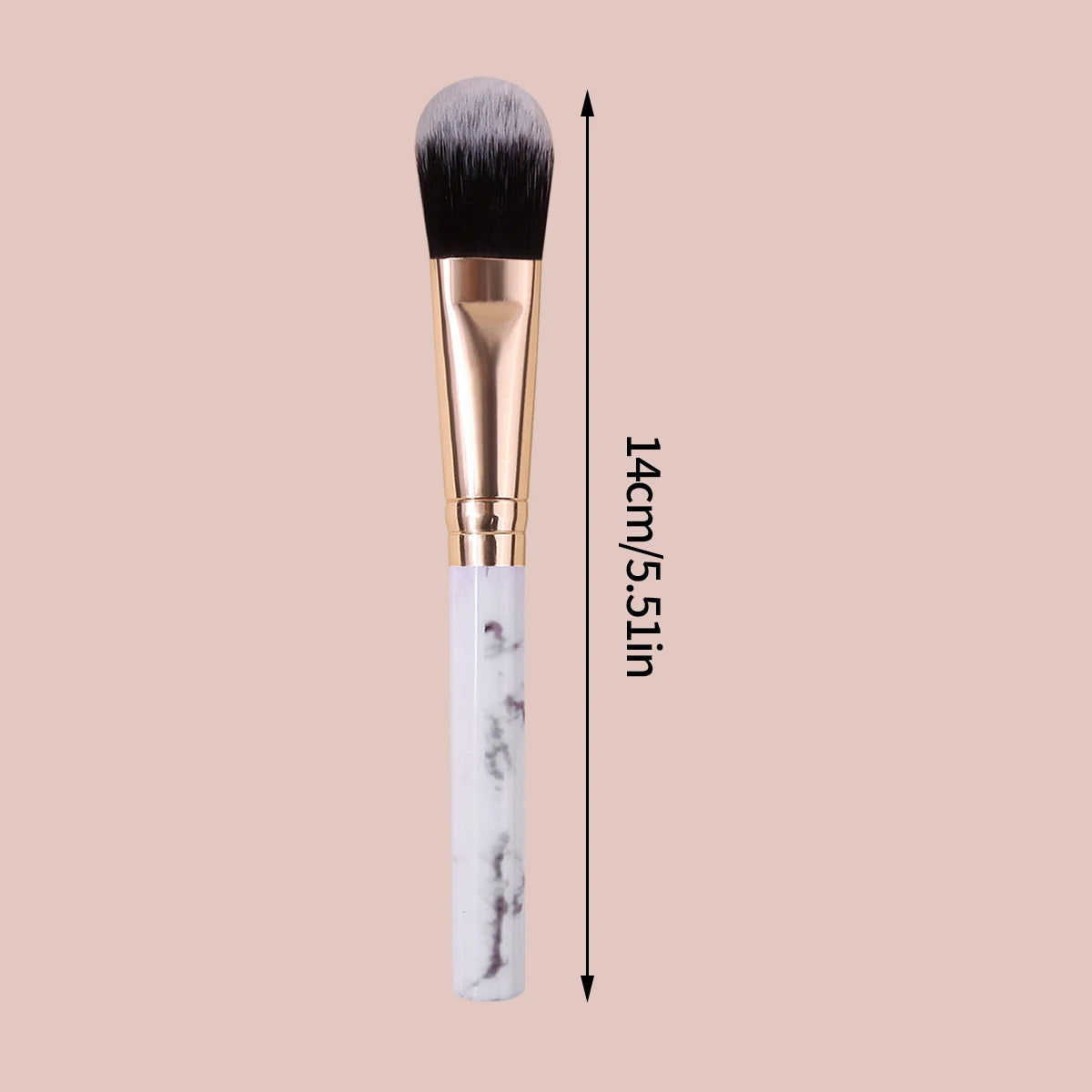 KOSSHOW Marble Foundation & Face Mask Brush – Dual Use Foundation Makeup Brush QXL