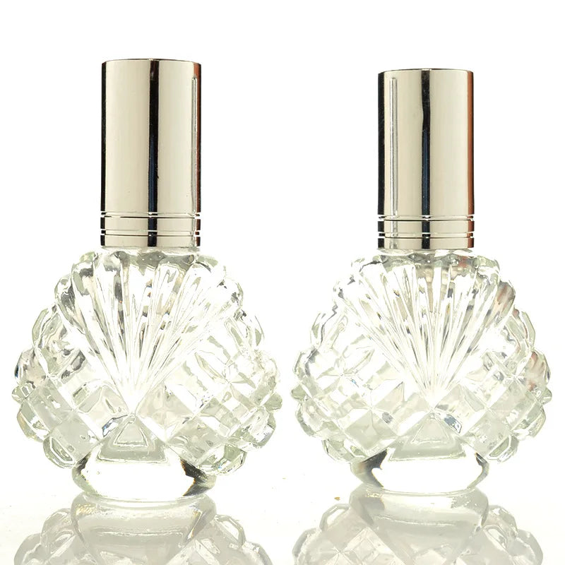 15ml Shell Glass Perfume Spray Bottle | Refillable Atomizer Perfume Spray Bottle QXL