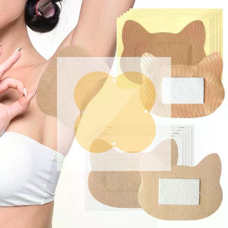 Underarm Sweat Pads Skin-Tone Odor Control 5/10 Pack Underarm Sweat Pads QXL