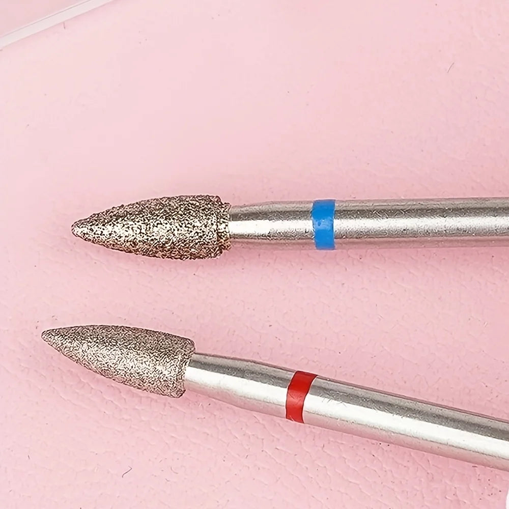 FUMOSIK 3-Pack Diamond Nail Drill Bits | Gel Remover Set Nail Drill Bits QXL