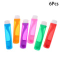 Foldable Travel Toothbrush with Case | Candy Colors 1 or 6 Pack Travel Toothbrush QXL 6Pcs