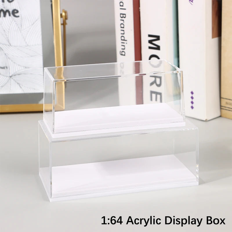 1:64 Scale Car Model Display Box – Clear Acrylic Dustproof Case Model Display Case QXL