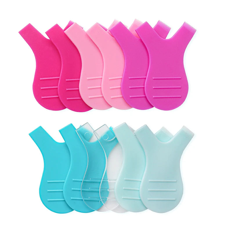 10-Pack Y-Shape Eyelash Comb & Lash Lifting Brush Set Lash Comb Brush Set QXL