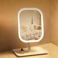 Cosmomiro LED Vanity Mirror | 3 Light Modes, Rechargeable Lighted Vanity Mirror QXL WHITE