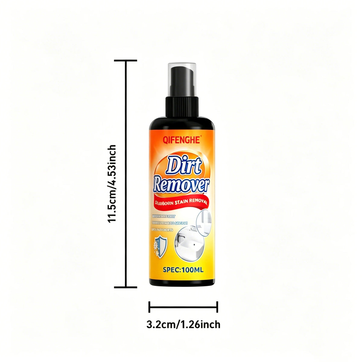 Multi-Surface Dirt Remover Spray | Stubborn Stain Cleaner Surface Cleaning Spray QXL