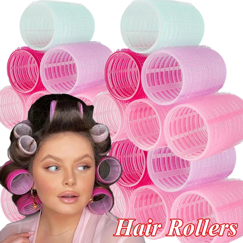 Heatless Self-Grip Hair Rollers for Bangs & Volume Heatless Hair Rollers QXL