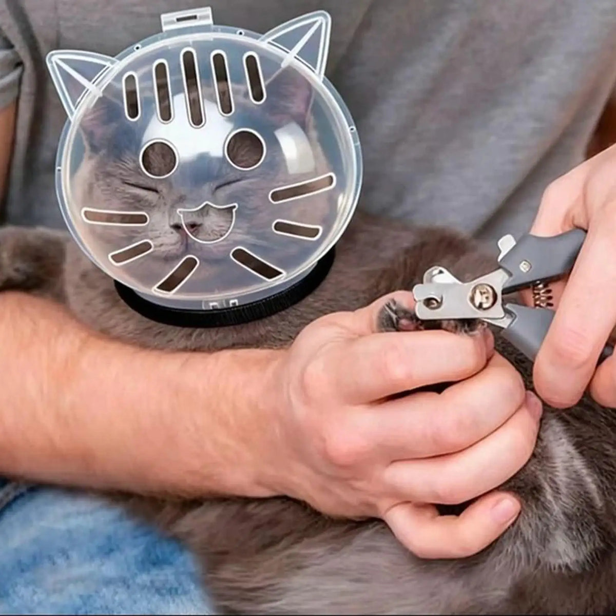 Transparent Cat Bubble Muzzle Hood | Anti-Bite Grooming Cap Cat Grooming Muzzle QXL