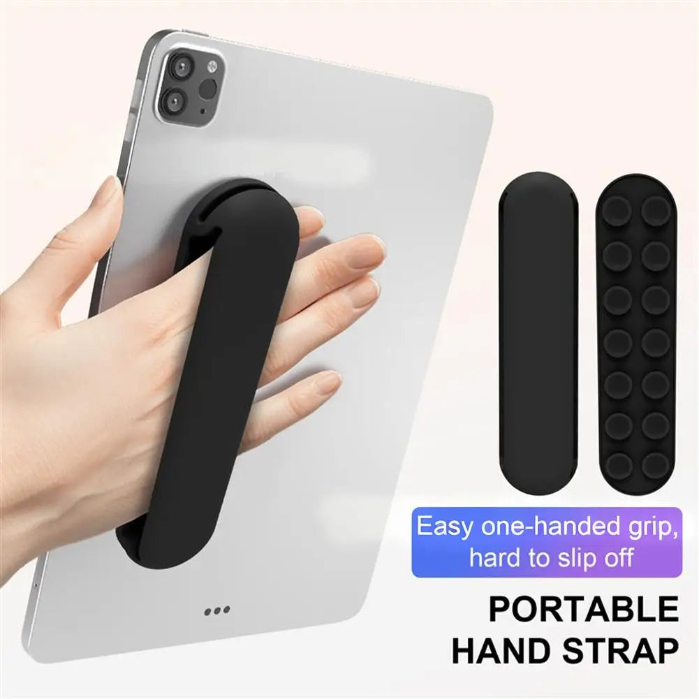 One-Handed Tablet & Phone Grip | Silicone Wrist Strap Phone & Tablet Grip QXL