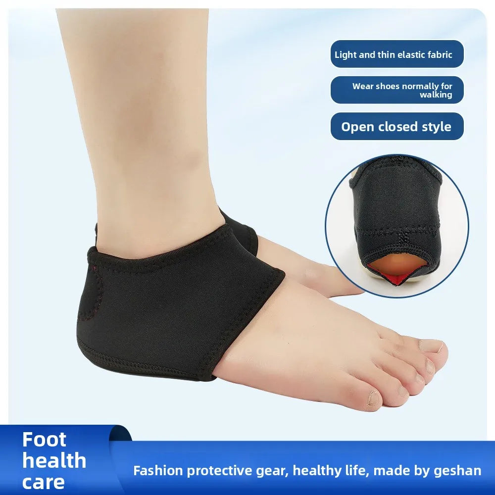 Breathable Silicone Gel Heel Cushion Cup Shoe Insert Sleeve Heel Cushion Insert QXL